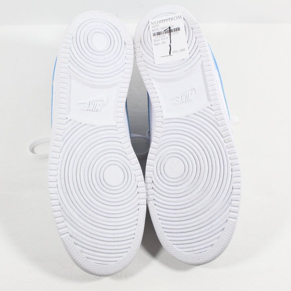 Nike Men's Court Vision Low Next Nature Casual Shoes - White/Blue 8.5M - Picture 5 of 6